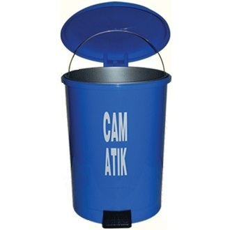 Cam Atık Kovası 40 Litre