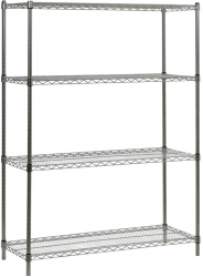 Inox 304 Paslanmaz - <h4>Paslanmaz Tel Raf 46x91x183 Cm</h4>