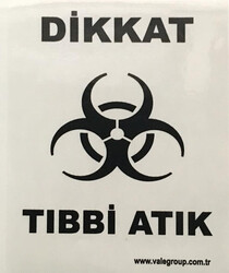 Tıbbi Atık Etiketi - Thumbnail